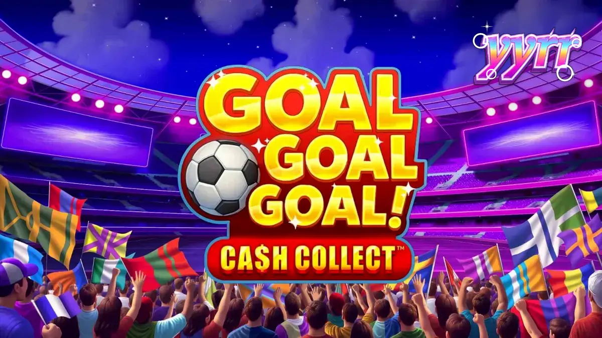 Tampilan visual slot bertema sepak bola dengan atmosfer stadion yang meriah.